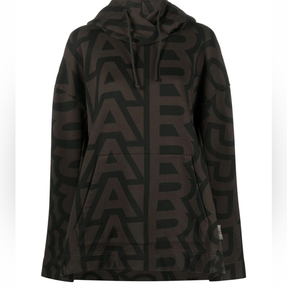 Marc Jacobs Monogram Oversized drawstring hoodie
